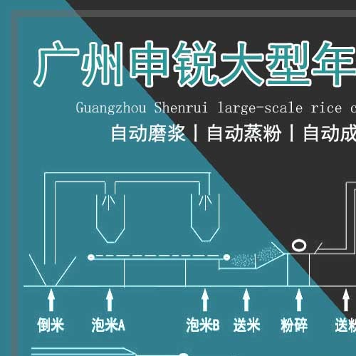 大型年糕生產線